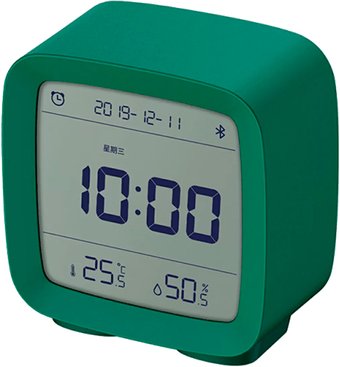 Термогигрометр Cleargrass Bluetooth Thermometer Alarm Clock Green CGD1 - фото