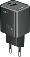 Сетевое зарядное EOFE E206 (черный) - фото