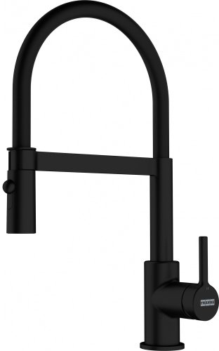 Смеситель Franke Lina Semi-pro 115.0725.838 (черный матовый) - фото