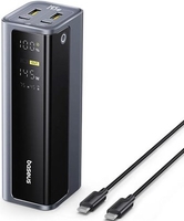 Внешний аккумулятор Baseus EnerGeek GP12 Fast Charging Power Bank with Digital Display 20800mAh 145W - фото