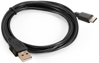 Кабель ExeGate EX-CC-USB2-AMCM-3.0 USB Type-A - USB Type-C (3 м, черный) - фото