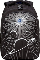 Школьный рюкзак Grizzly RB-452-2f (черный) - фото