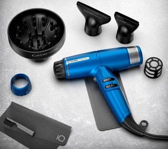 Фен GA.MA IQ Lite PH6030.BL (синий) - фото