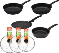 Набор сковород Виктория Гранит (4шт) - фото