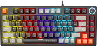 Клавиатура Defender Wildfire GK-213 (черный/серый) - фото