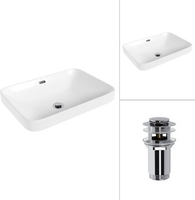 Умывальник Lauter 21441B + клапан 21190CH - фото