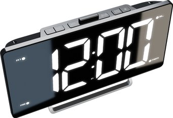 Настольные часы Soundmax SM-1561U (черный/белый) - фото