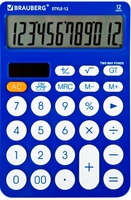 Калькулятор BRAUBERG Style-12 272966 (синий) - фото