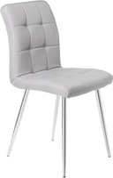 Стул Mio Tesoro Вивьен DC-140C (серый/хром) - фото