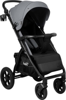 Коляска прогулочная «книга» Bubago Model Cross City Lux BG 168-3 (темно-серый) - фото