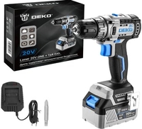 Дрель-шуруповерт Deko Loner 20V ONE+ 085-1004 (с 1-им АКБ) - фото