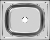 Кухонная мойка Ukinox ECO 500.400 (стальной/нержавеющая сталь) - фото