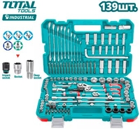 Универсальный набор инструментов Total THKTHP21396 (139 предметов) - фото