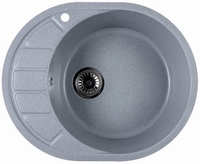 Кухонная мойка Marblan Ovata R (серебристый) - фото