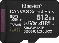 Карта памяти Kingston Canvas Select Plus microSDXC 512GB SDCS3/512GBSP - фото