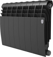 Биметаллический радиатор Royal Thermo Biliner B 350 Черный - 10 секций - фото