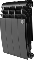 Биметаллический радиатор Royal Thermo Biliner B 350 Черный - 4 секций - фото