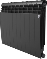 Биметаллический радиатор Royal Thermo Biliner B 500 Черный - 10 секций - фото