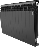 Биметаллический радиатор Royal Thermo Biliner B 500 Черный - 12 секций - фото