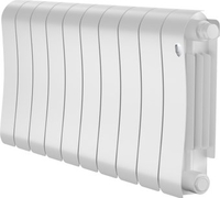 Биметаллический радиатор Royal Thermo Infinity 300 Bianco Traffico VR80 - 10 секций - фото