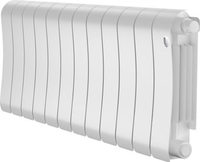 Биметаллический радиатор Royal Thermo Infinity 300 Bianco Traffico VR80 - 12 секций - фото