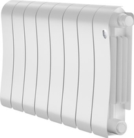 Биметаллический радиатор Royal Thermo Infinity 300 Bianco Traffico VR80 - 8 секций - фото