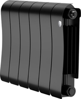 Биметаллический радиатор Royal Thermo Infinity 300 Noir Sable - 6 секций - фото