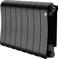 Биметаллический радиатор Royal Thermo Infinity 300 Noir Sable - 8 секций - фото