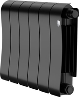 Биметаллический радиатор Royal Thermo Infinity 300 Noir Sable VR80 - 6 секций - фото