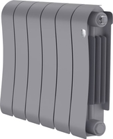 Биметаллический радиатор Royal Thermo Infinity 300 Silver Satin - 6 секций - фото