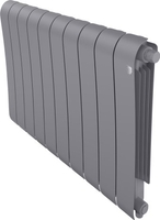 Биметаллический радиатор Royal Thermo Infinity 500 Silver Satin VR80 - 10 секций - фото