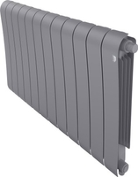 Биметаллический радиатор Royal Thermo Infinity 500 Silver Satin VR80 - 12 секций - фото
