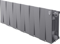 Биметаллический радиатор Royal Thermo PianoForte 200 Серебристый - 12 секций - фото