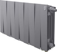 Дизайн-радиатор Royal Thermo PianoForte 300 Silver Satin VDR80 - 10 секций - фото