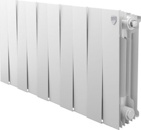 Биметаллический радиатор Royal Thermo PianoForte 300 Белый - 10 секций - фото