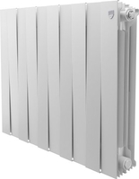 Биметаллический радиатор Royal Thermo PianoForte 500 Белый - 10 секций - фото