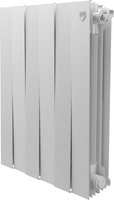 Биметаллический радиатор Royal Thermo PianoForte 500 Белый - 6 секций - фото