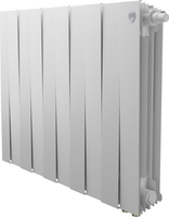 Биметаллический радиатор Royal Thermo PianoForte 500 Белый VR80 - 10 секций - фото