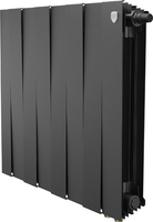 Биметаллический радиатор Royal Thermo PianoForte 500 Черный VR80 - 8 секций - фото