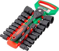 Набор трещотка с головками RockForce RF-019-5K (20 предметов) - фото