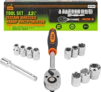 Набор трещотка с головками ISMA ISMA-4123 (12 предметов) - фото