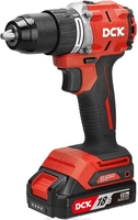 Ударная дрель-шуруповерт DCK KDJZ2060i Type AM (с 2-мя АКБ, кейс) - фото