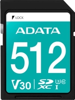 Карта памяти ADATA Premier Pro SDXC 512GB ASDX512GUI3V30S-R - фото