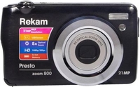 Фотоаппарат Rekam Presto zoom 800 (черный) - фото