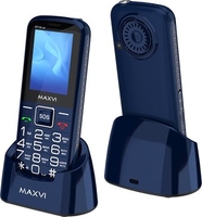 Телефон Maxvi B21ds Up (синий) - фото