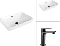 Умывальник Lauter 21441B + Sky 21СК533BS - фото