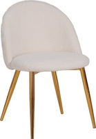 Стул Mio Tesoro Симона DC-125 (белый/золото) - фото