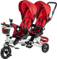 Детский велосипед Nino Двухместный (красный) - фото