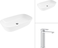 Умывальник Lauter 21393-70 + Cascade 21СК0655C - фото