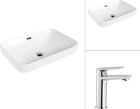 Умывальник Lauter 21441A + Sky 21CK533C - фото